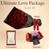24 Glitter Rose Bouquet - Ultimate Love Package