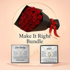24 Glitter Rose Bouquet - Make It Right Bundle