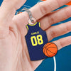 Personalized Acrylic Keychain - Basketball Jersey