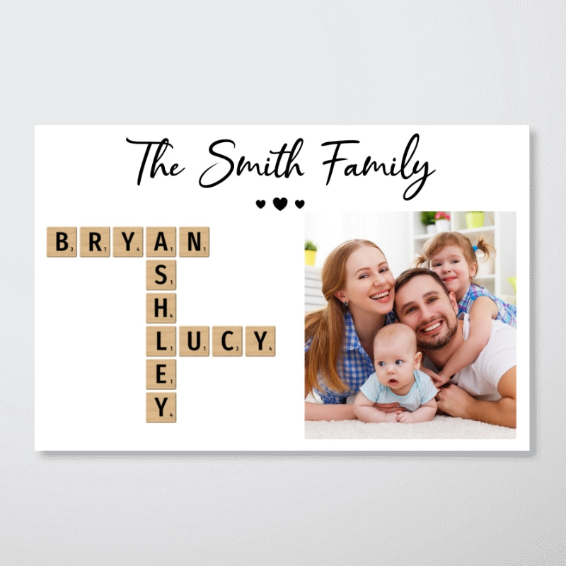 Personalized Poster Family Home Decor