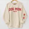 Personalized Unisex Sweatshirt With Design On Sleeve - I'm A Cool Dog/Cat Mama