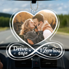 Personalized Car Ornament - Drive Safe I Love You