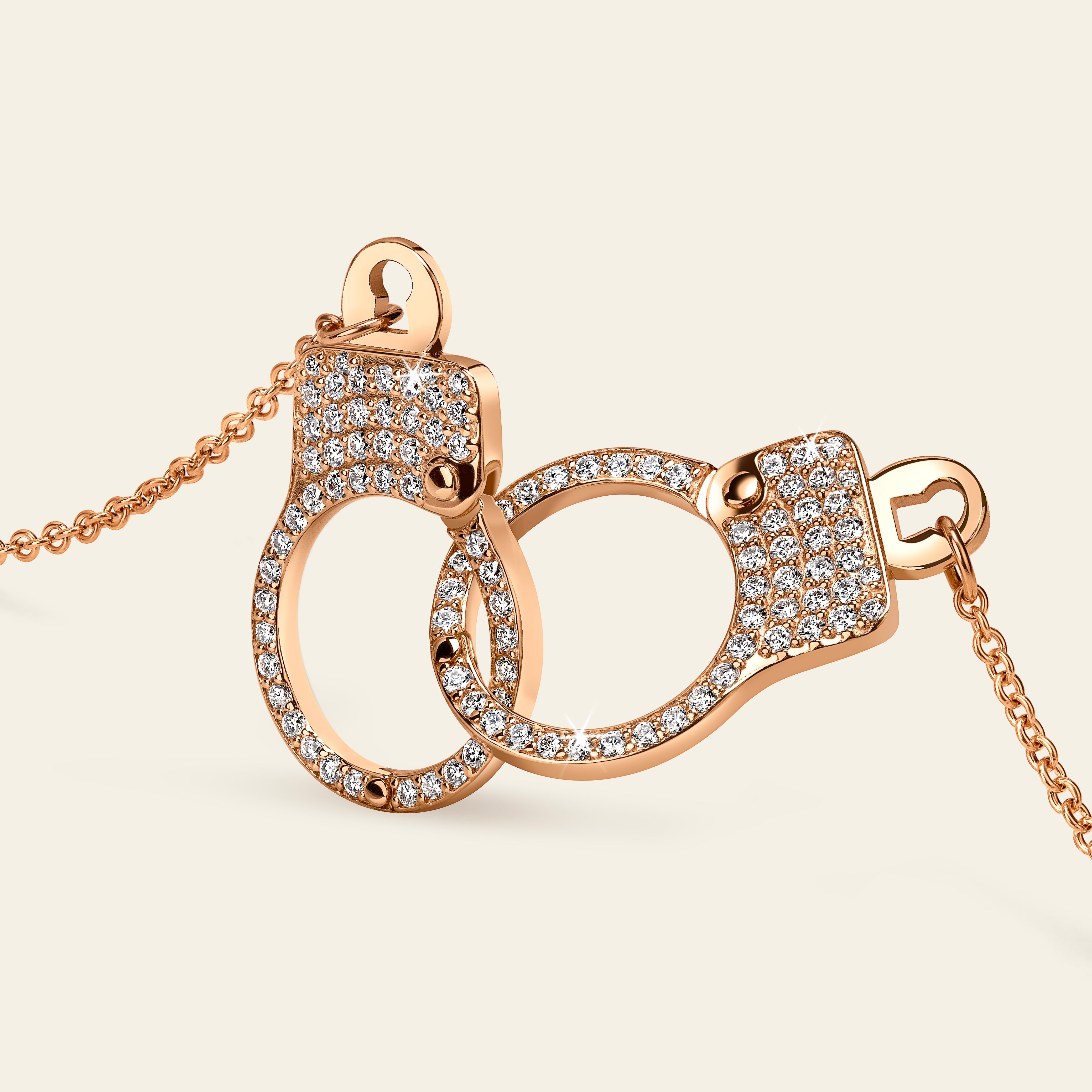 Love Lockdown Interlocking Diamond Necklace