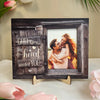 Personalized Wooden Photo Plaque - God Knew My Heart Needed You Couples