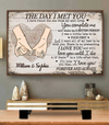 Personalized Canvas - "The Day I Met You"