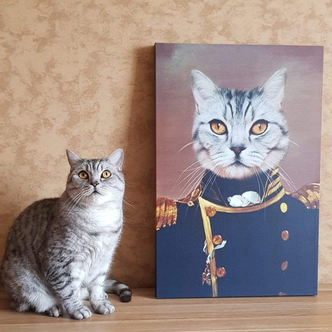 The Admiral - Custom Pet Canvas