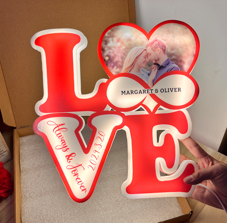 Personalized "LOVE" LED Night Light