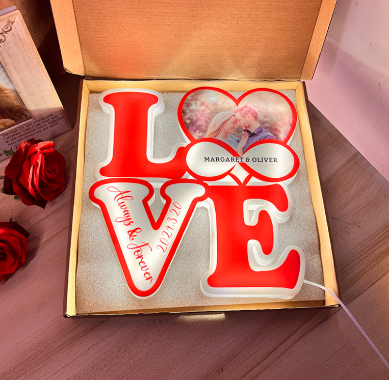 Personalized "LOVE" LED Night Light