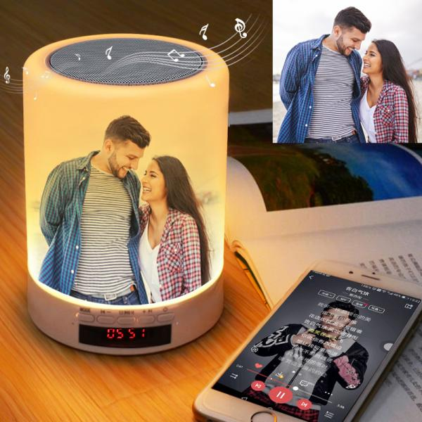 Personalized Photo Night Light Speaker