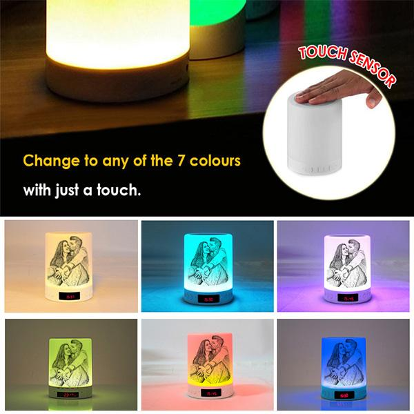 Personalized Photo Night Light Speaker