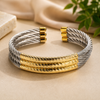 Men's Stainless Steel Cable Bracelet