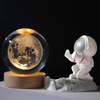 3D Carved Crystal Ball Night Light