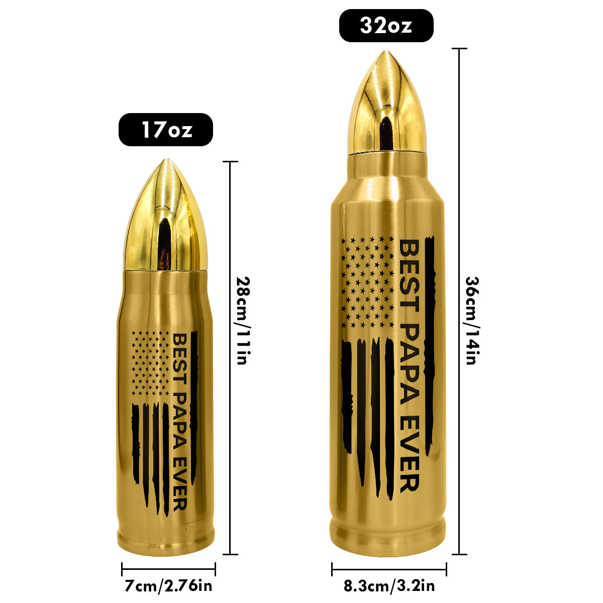 Personalized bullet tumbler