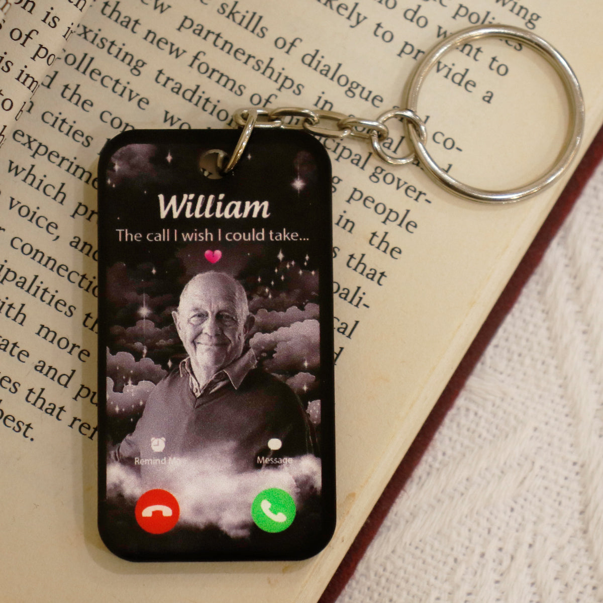 The Call I Wish I Could Take - Personalized Acrylic Keychain