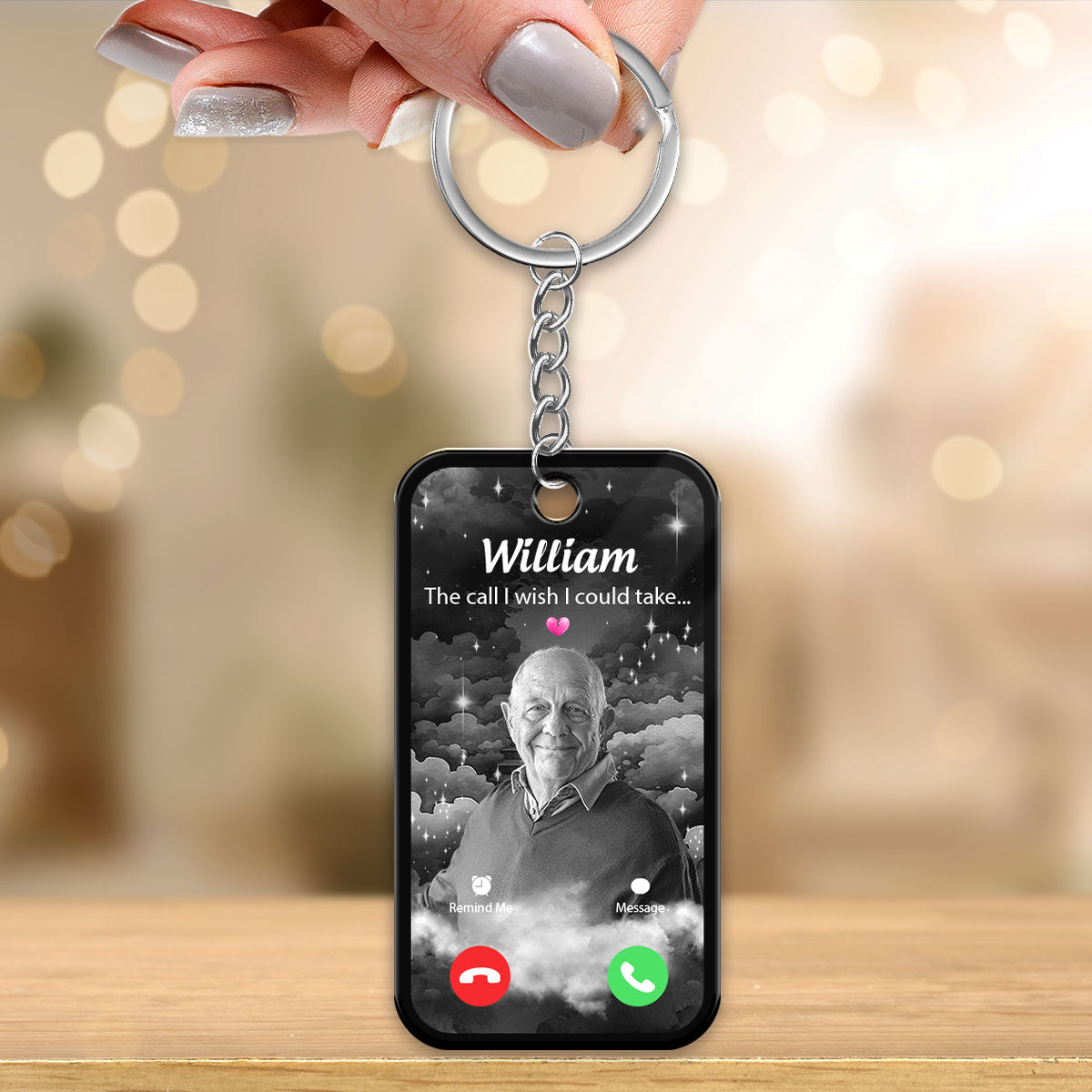 The Call I Wish I Could Take - Personalized Acrylic Keychain