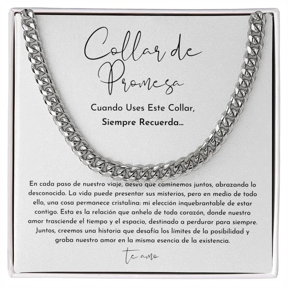 Promise Necklace For Him, Boyfriend Gift - CustomLove
