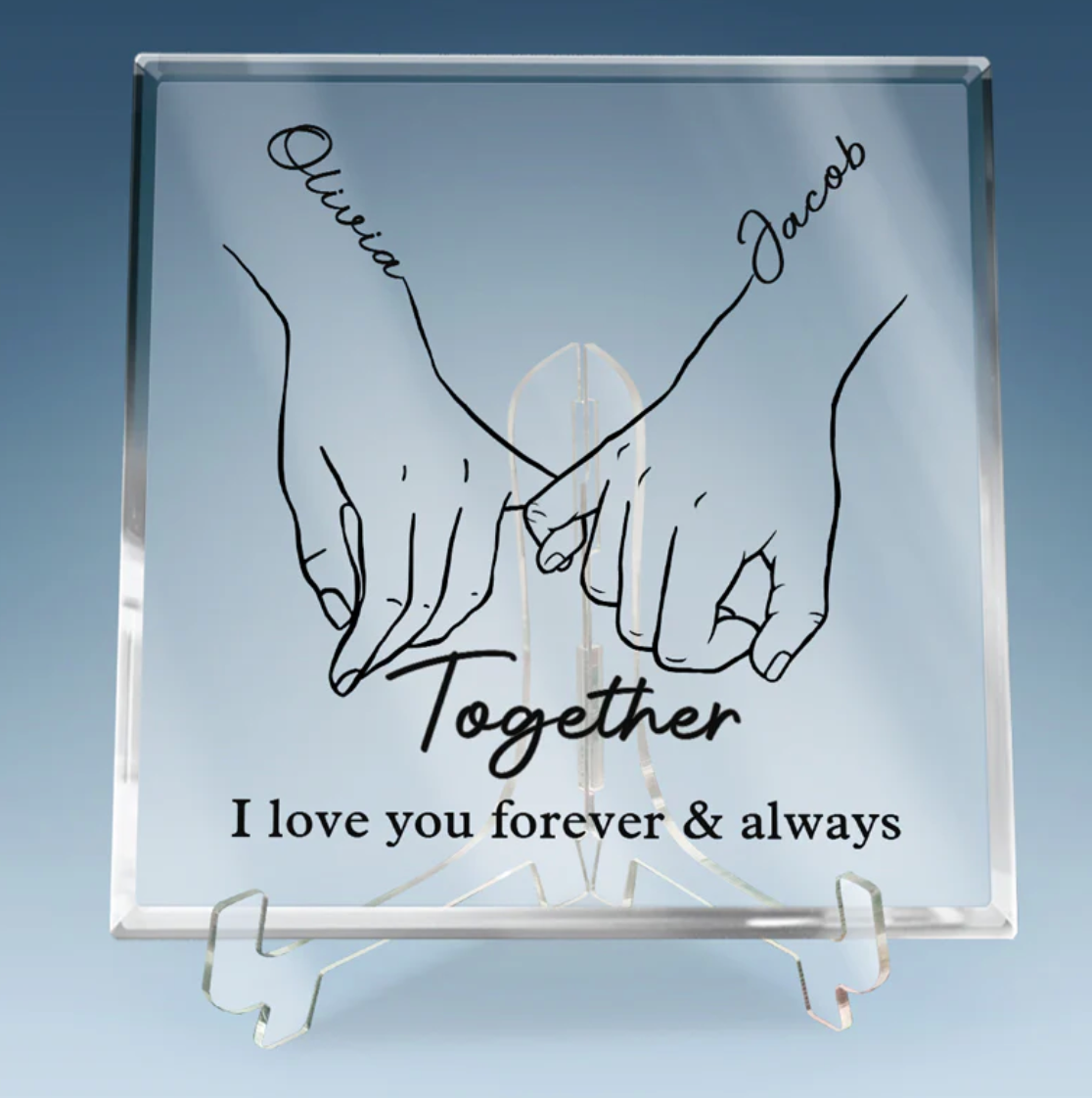 Personalized Acrylic Plaque - Love You Forever & Always