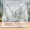 Bestie Personalized Acrylic Plaque - I'll Be There Pinky Promise