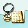 CustomLove Calendar Keychain