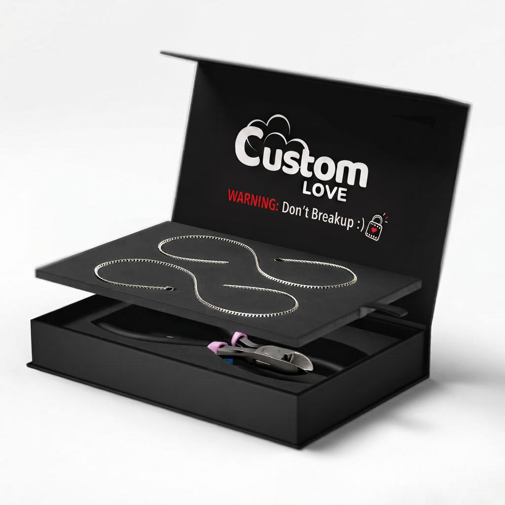 CustomLove Permanent Bracelet Kit for Couples - DIY Matching Jewelry Set