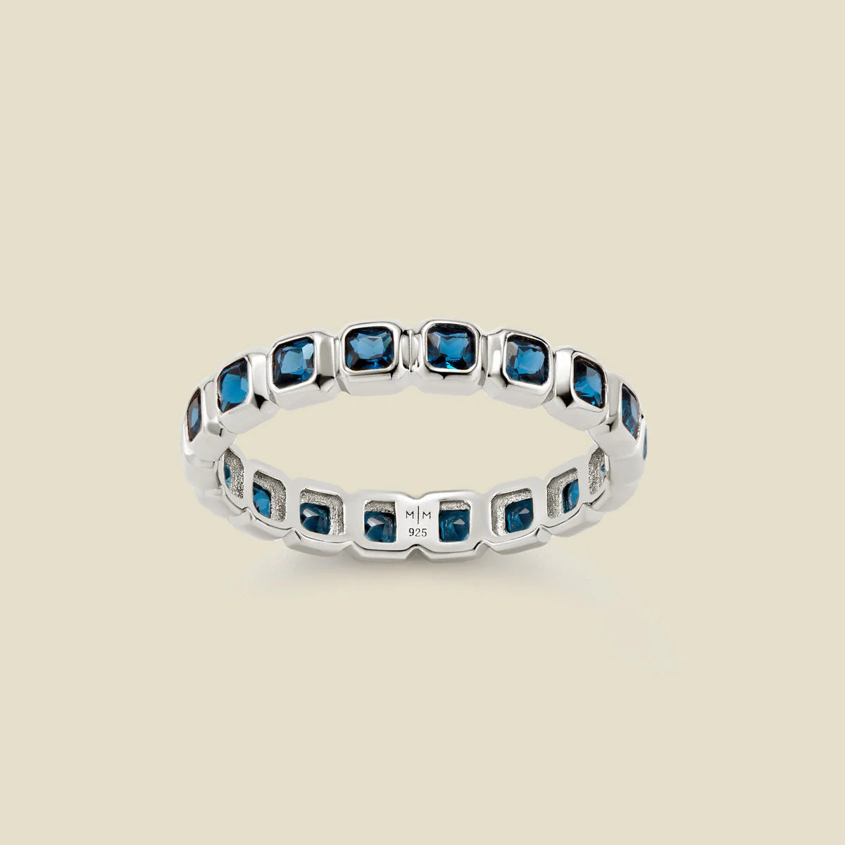 May Birthstone Eternity Ring