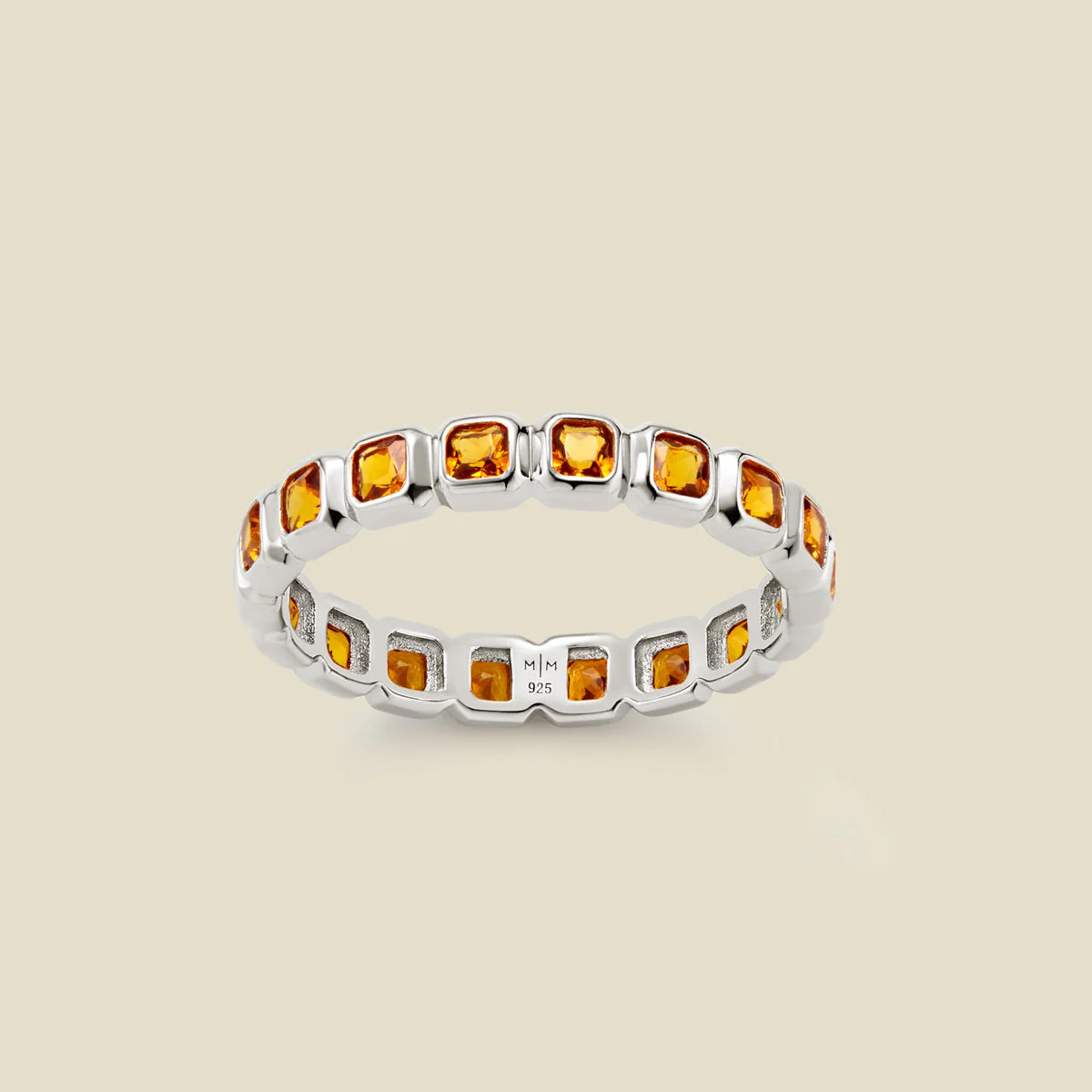 May Birthstone Eternity Ring