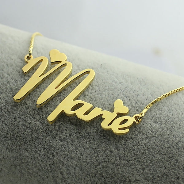 Personalized Name Necklace Stainless Steel