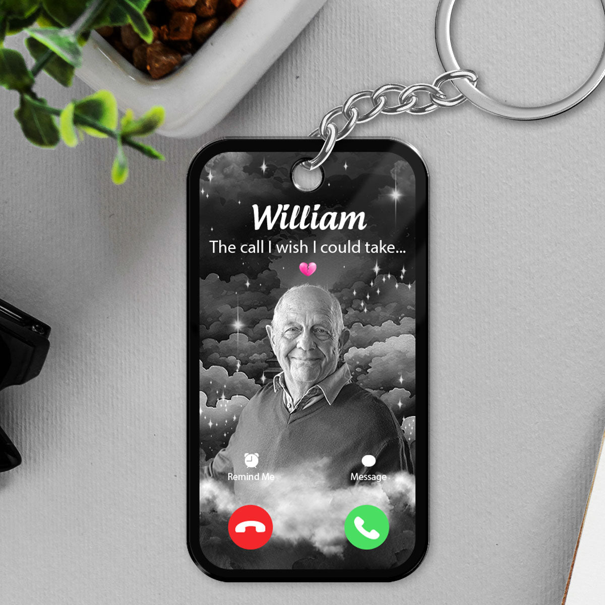 The Call I Wish I Could Take - Personalized Acrylic Keychain