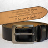 Thanks For All The Orgasms - Personalized Engraved Leather Belt