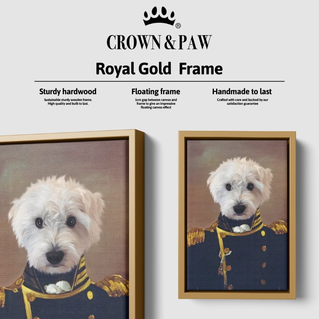 The Admiral - Custom Pet Canvas