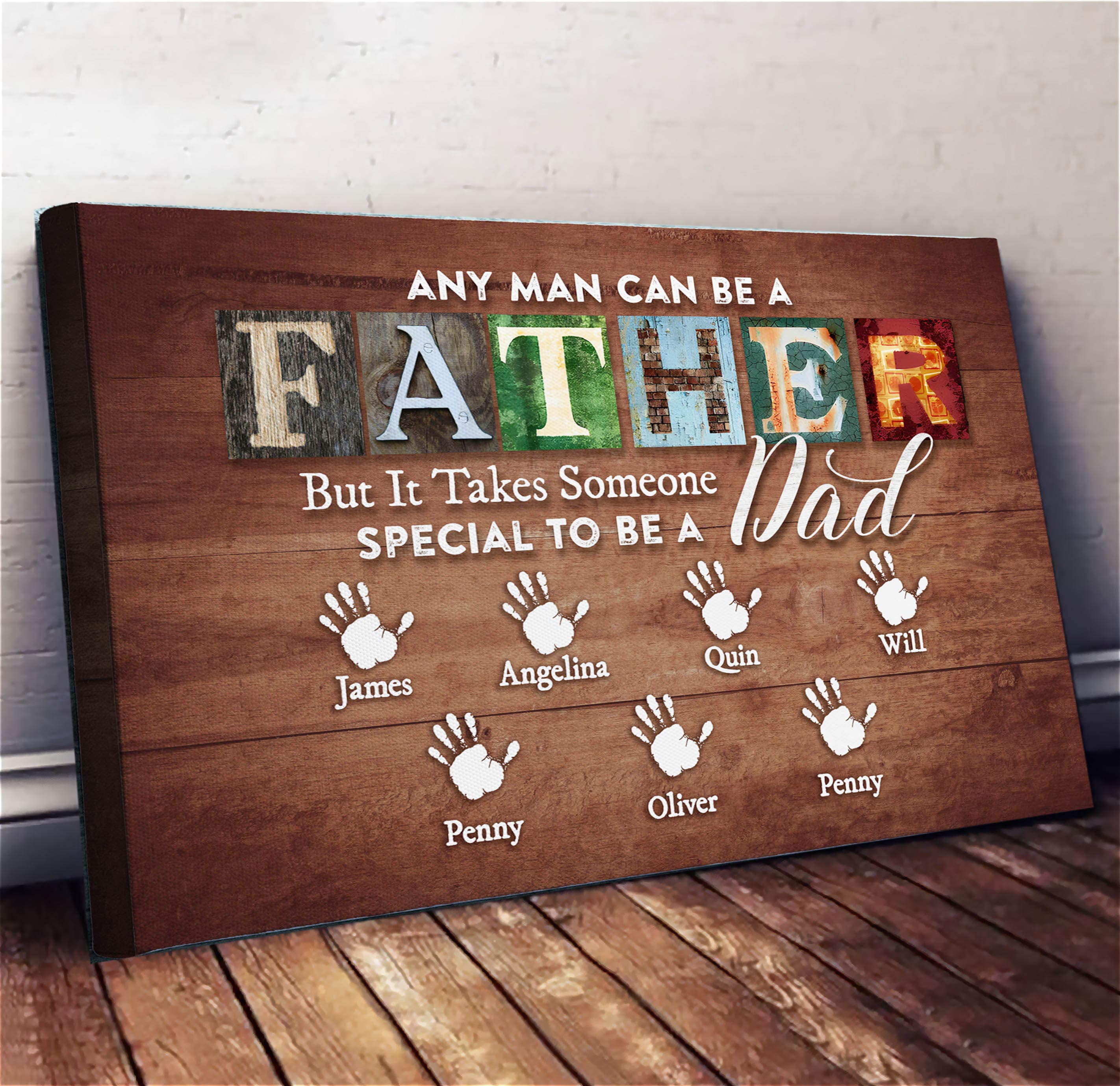 Custom Dad Canvas - Someone Special