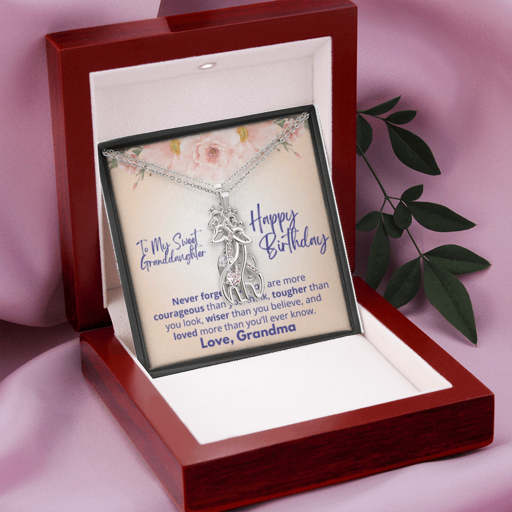 Gifraffe Necklace To Granddaughter