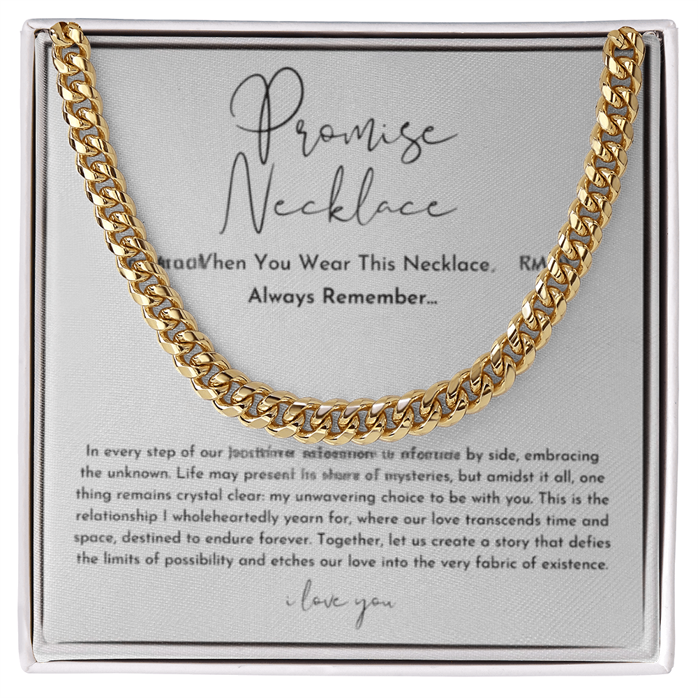 Promise Necklace For Boyfriend