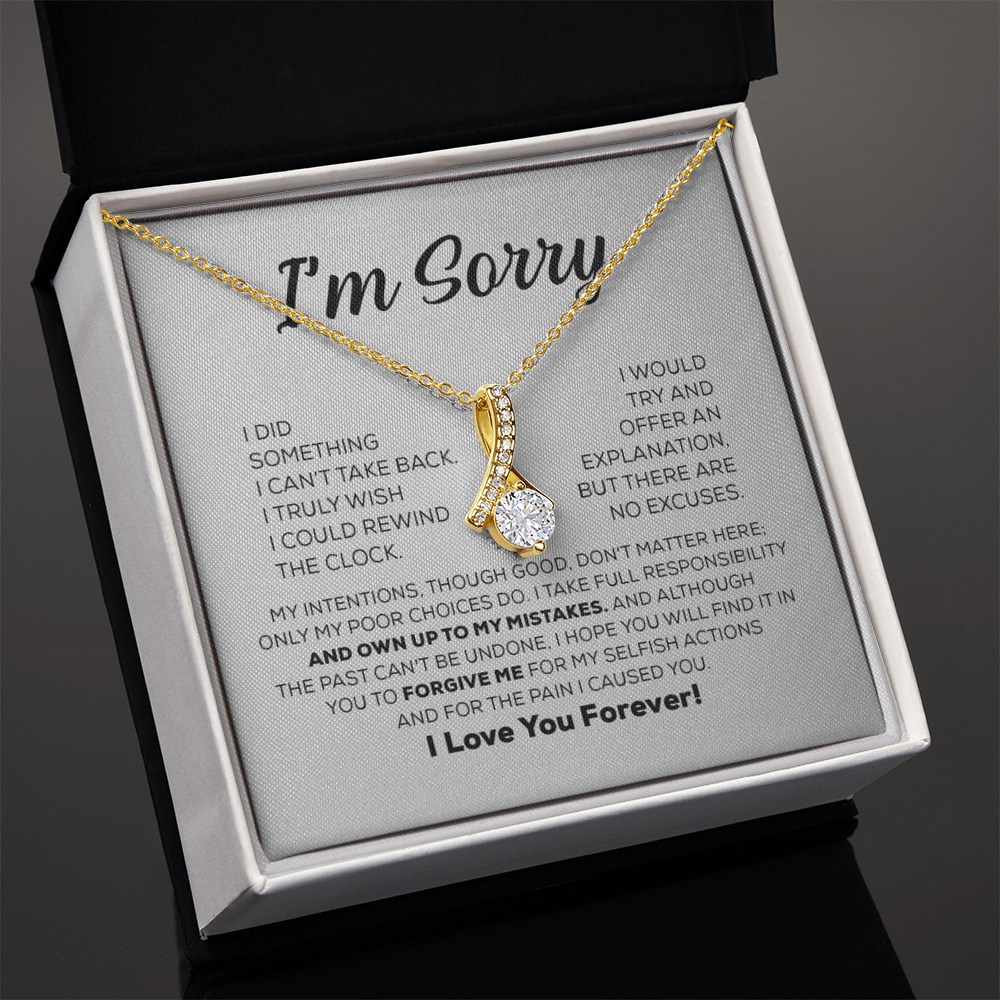 Gold finish necklace