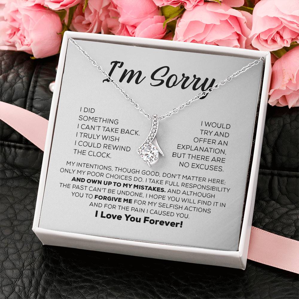 Apology Gift For Her - I Take Full Responsibility - Alluring Beauty Necklace