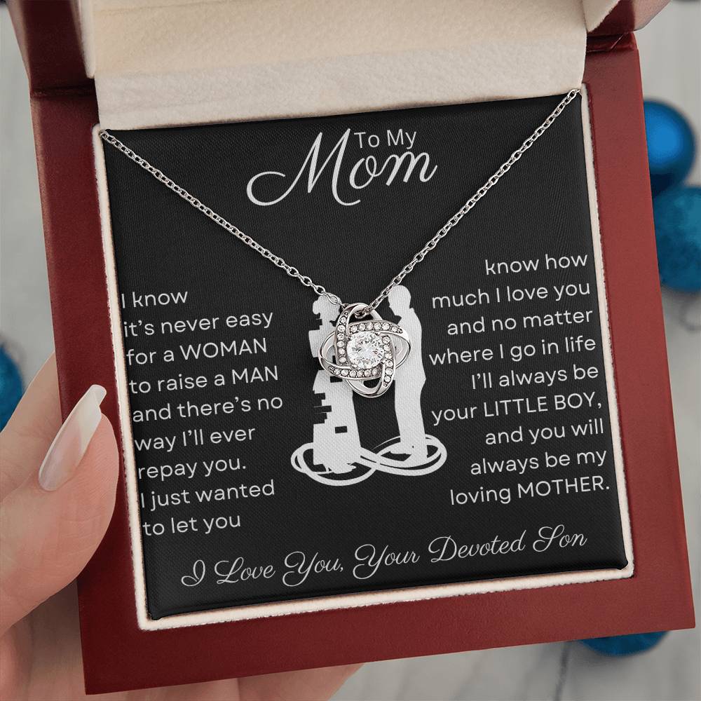 Mom, You Raised a Man | Love Knot Necklace