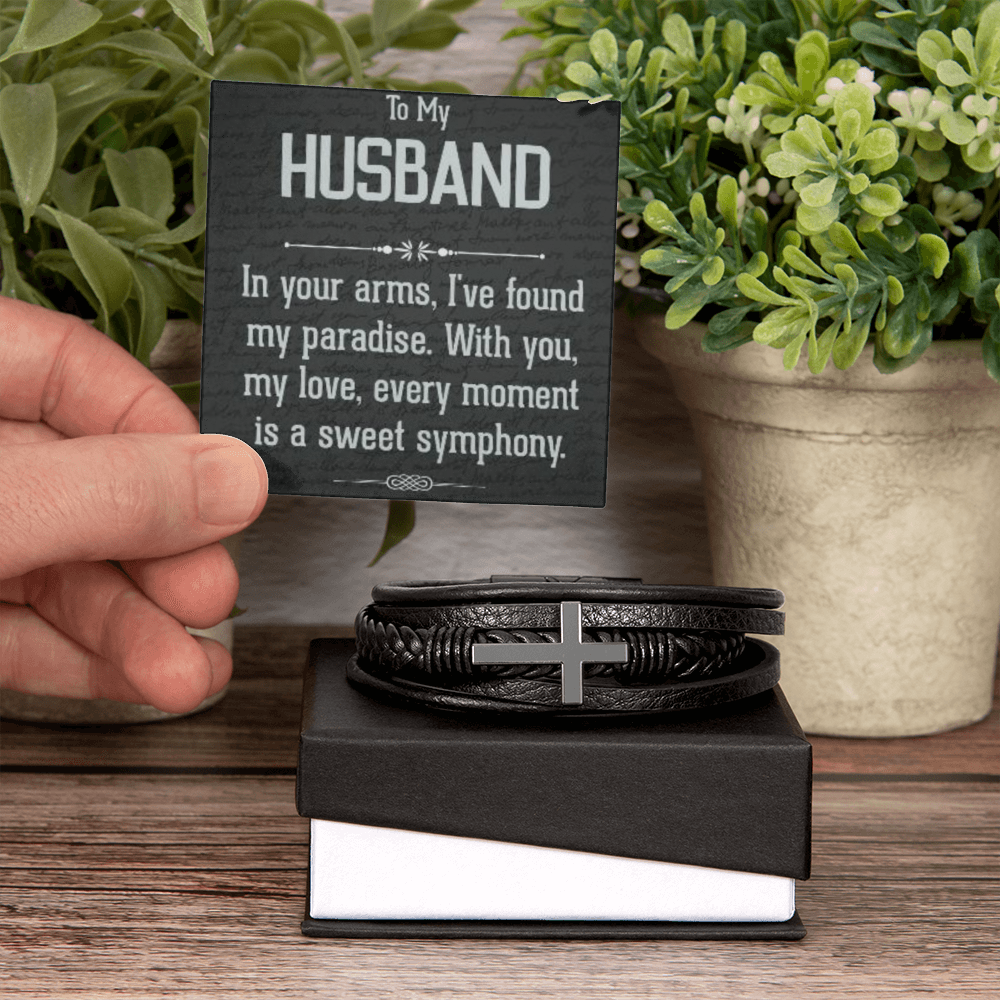 Cross Bracelet To My Husband