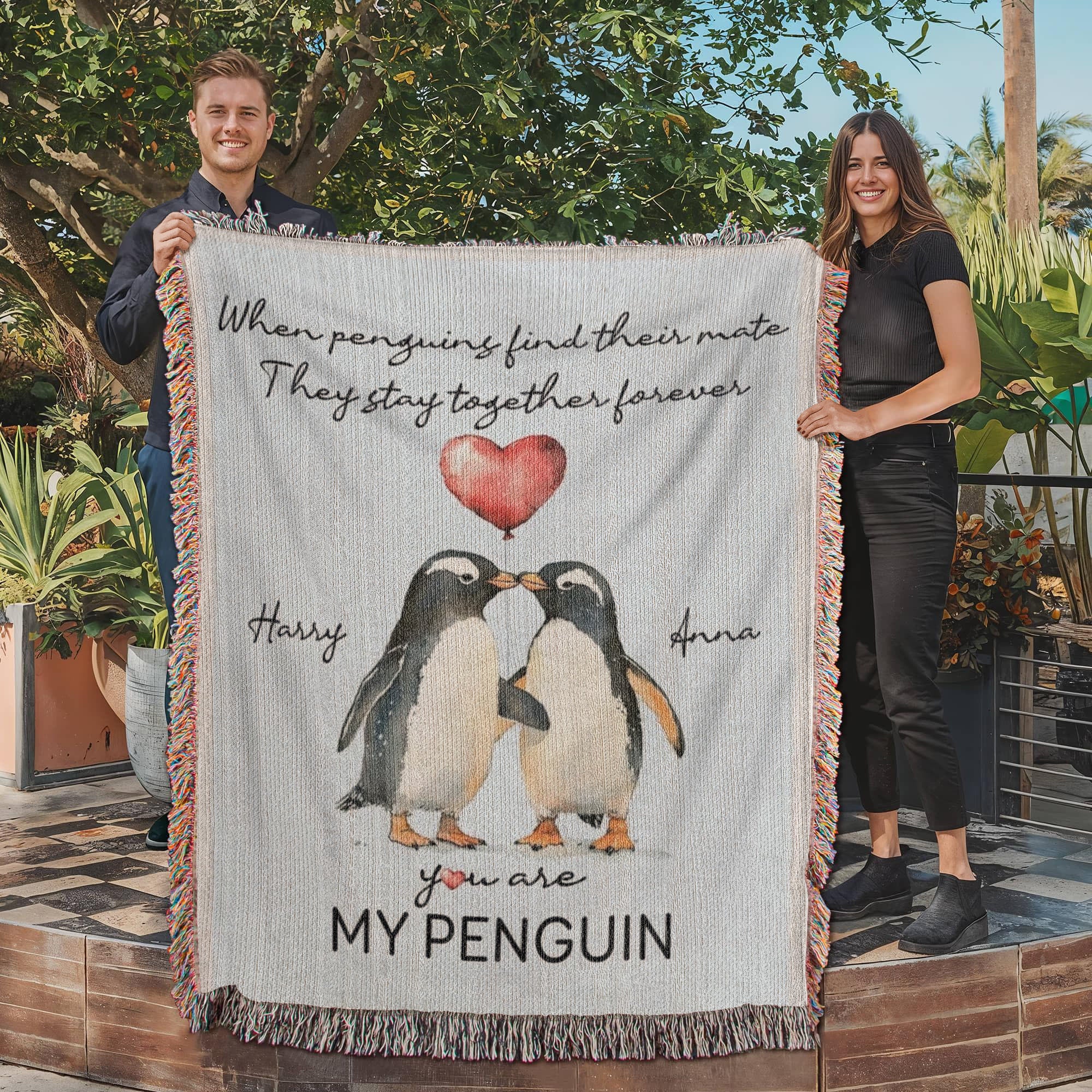 Customized Woven Blanket