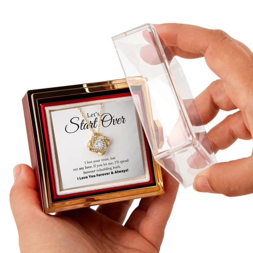 Romantic necklace gift for her