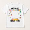 Personalized Watch Out Kindergarten T-Shirt for Kids