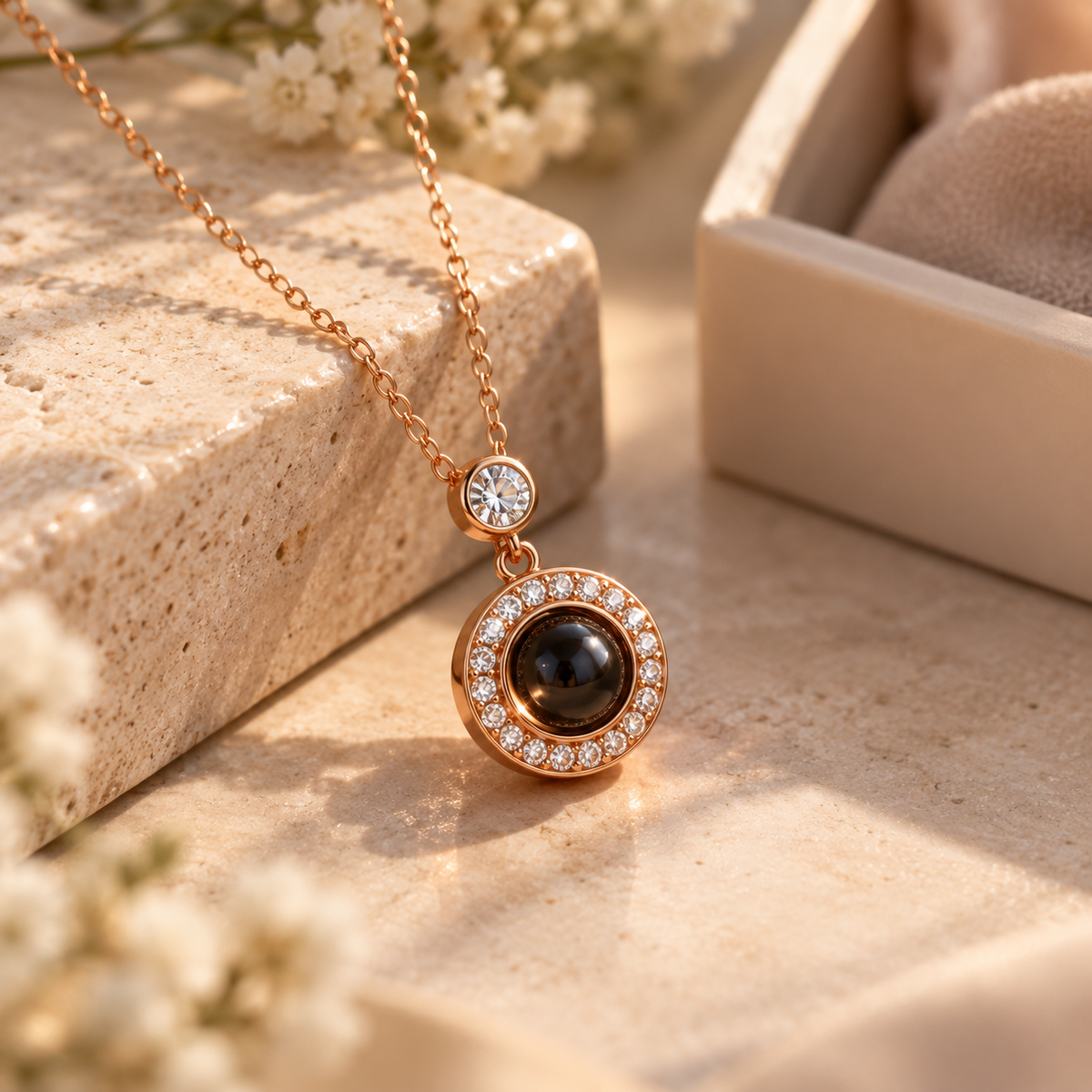 Eternal Hidden Photo Necklace