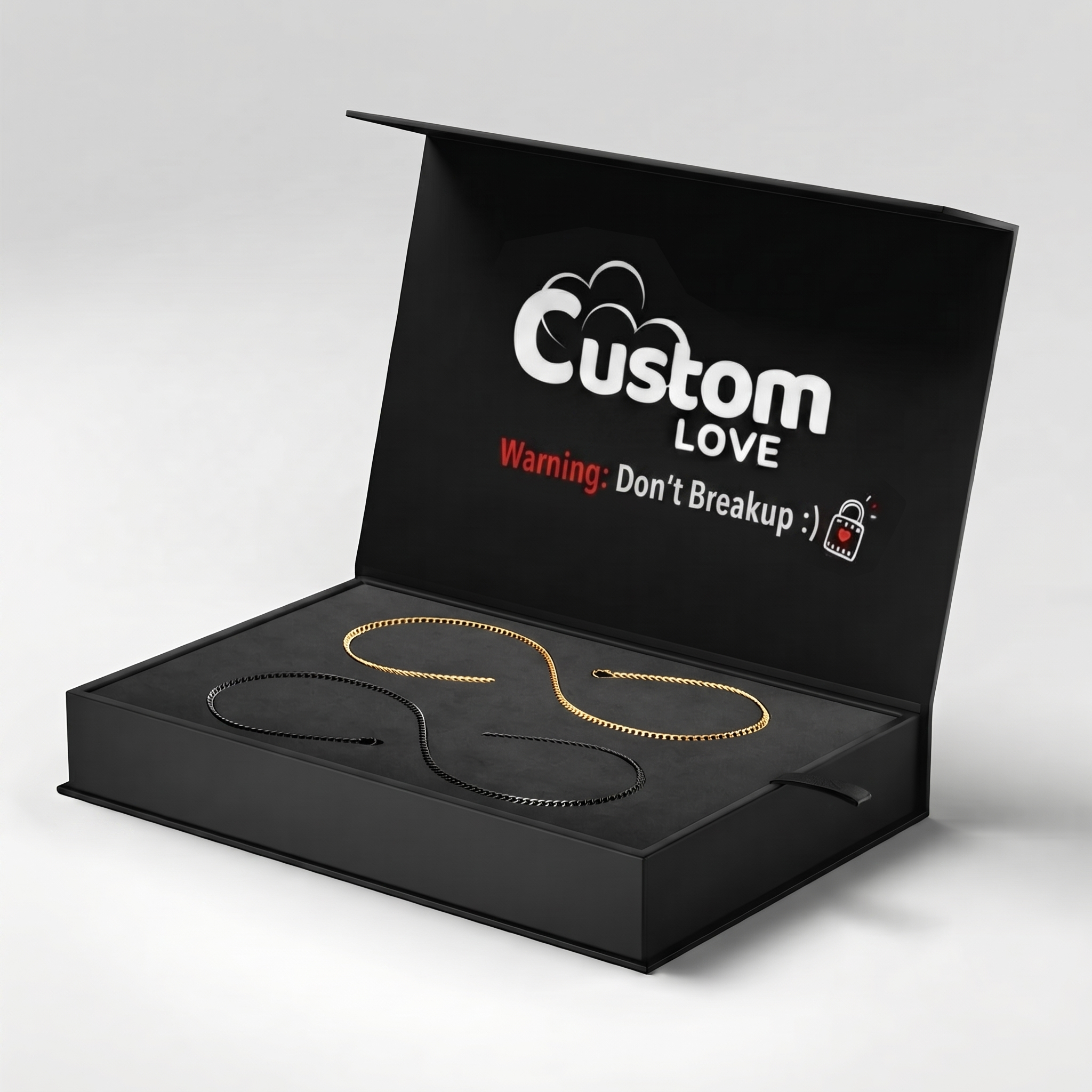CustomLove Permanent Bracelet Kit for Couples - DIY Matching Jewelry Set