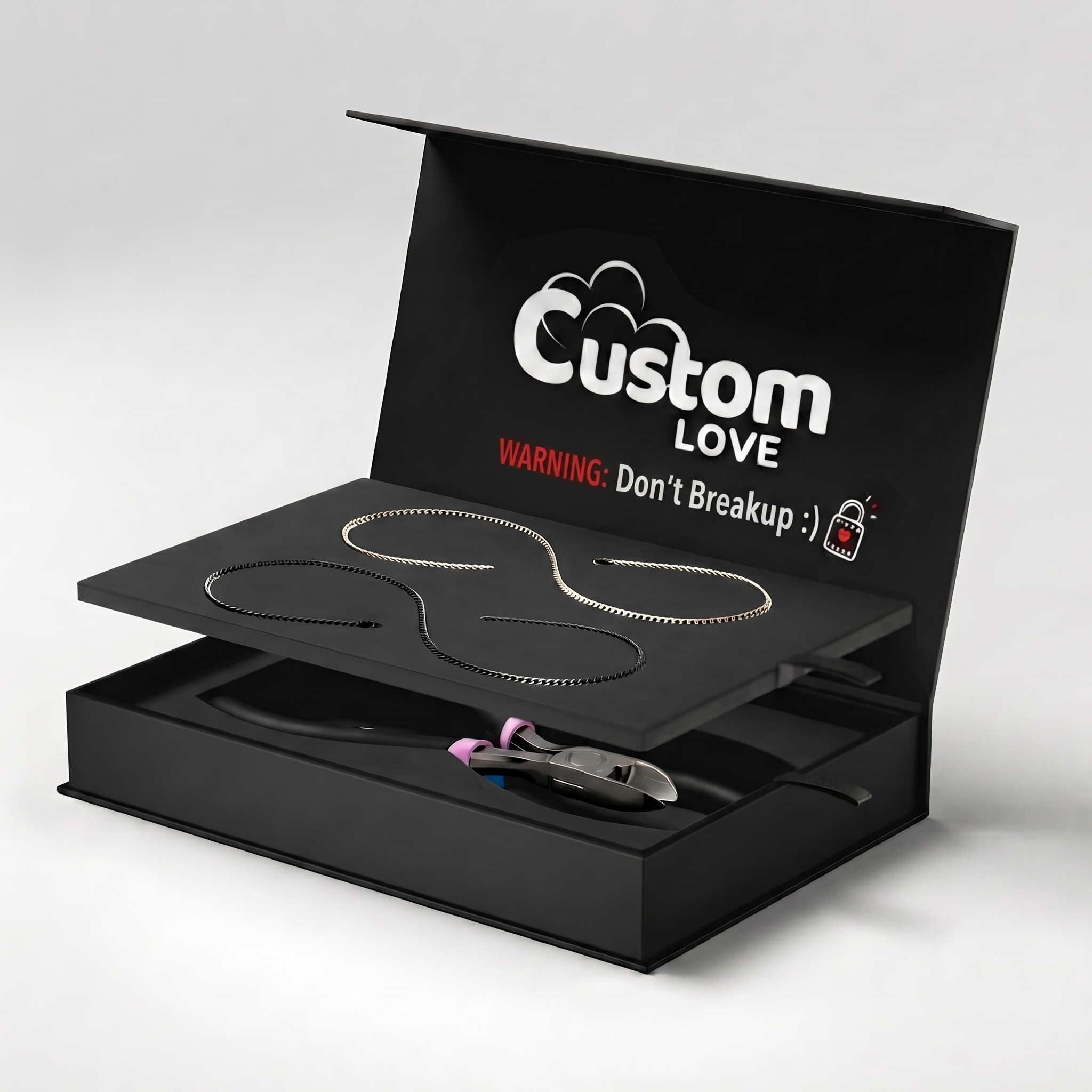 CustomLove Permanent Bracelet Kit for Couples - DIY Matching Jewelry Set