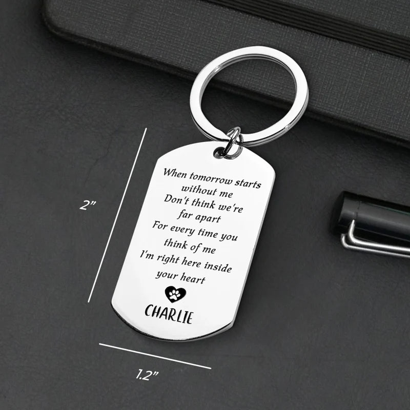 Personalized Keychains - Pet Memorial Gifts