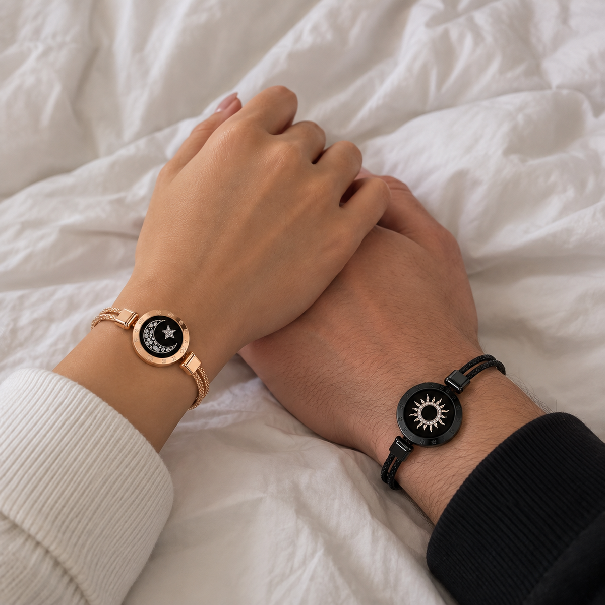 Sun & Moon Long-Distance Touch Bracelets
