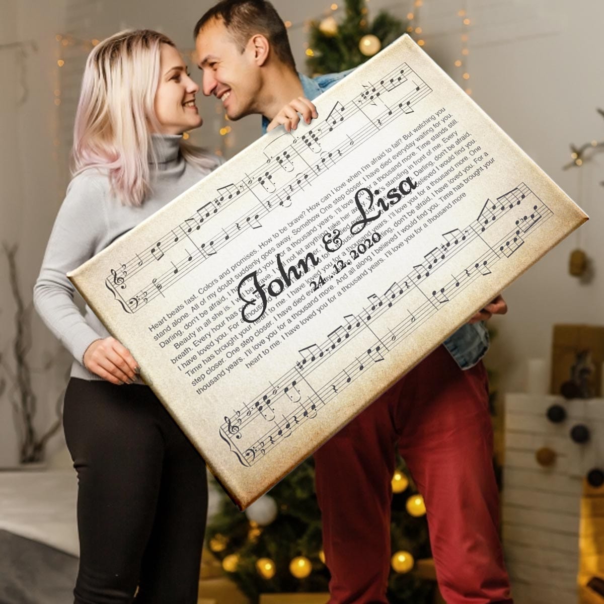 Personalized Canvas - "Song Lyrics"