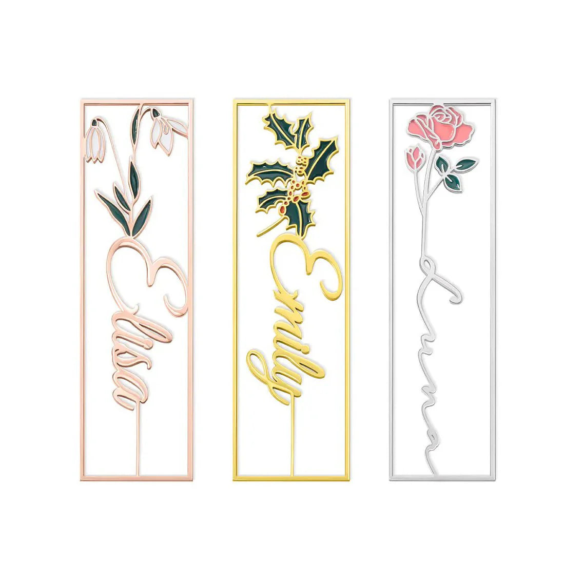 custom-birth-flower-bookmark