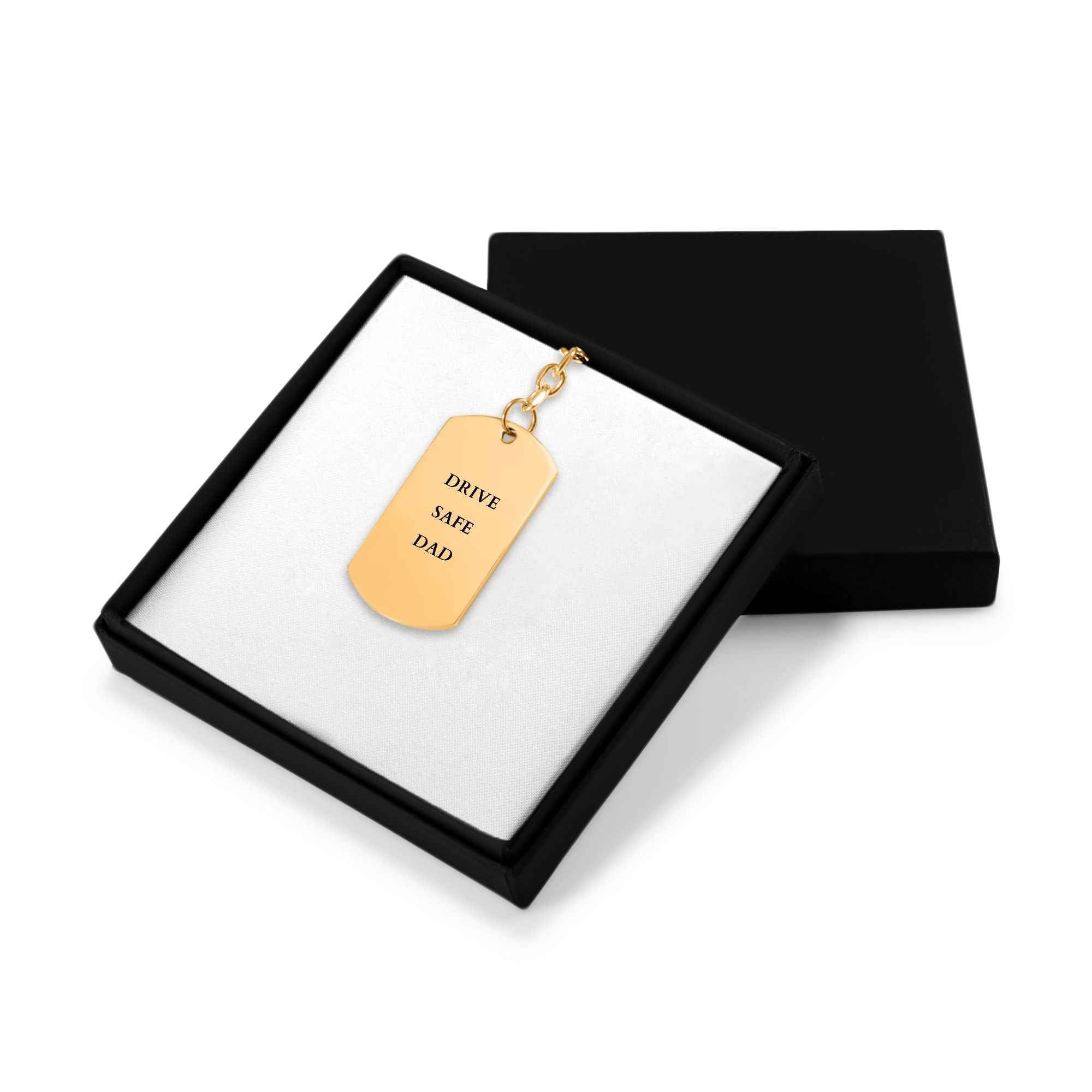 Drive Safely Dad Keychain