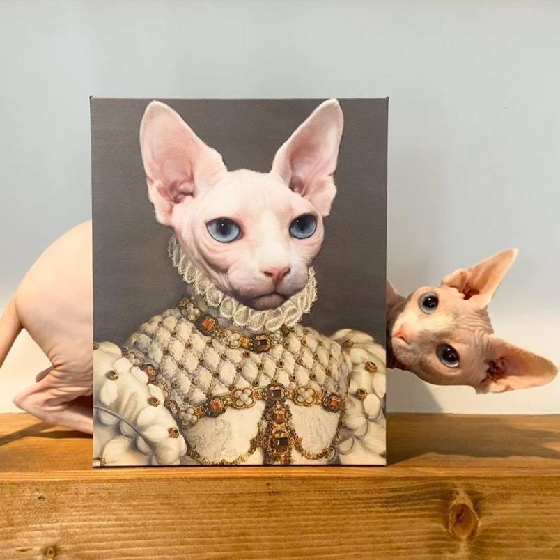 The Princess - Custom Pet Canvas