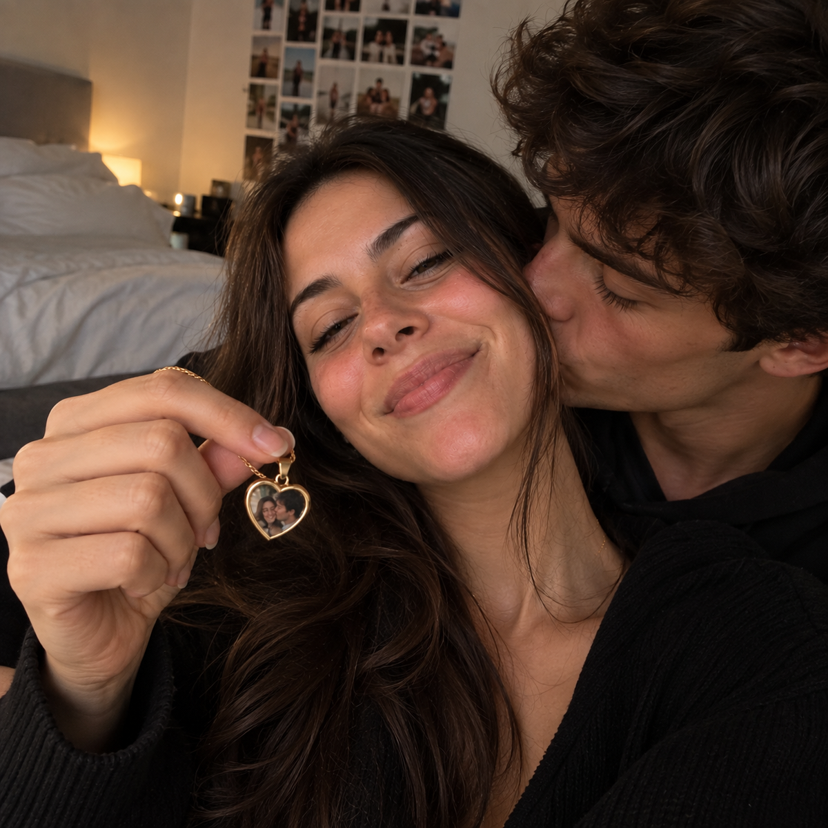 Personalized Heat-Reveal Photo Necklace